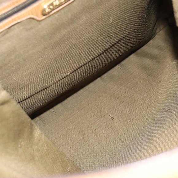 FENDI Zucca Canvas Shoulder Bag Black Brown Auth MX072V - Picture 3 of 14